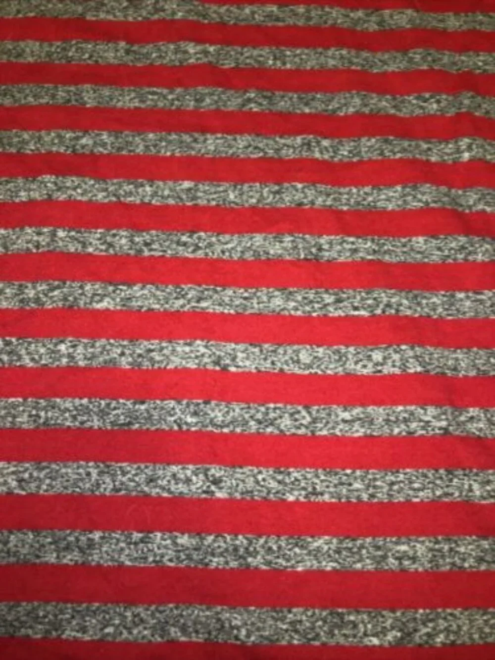 GUESS Originals T-Shirt Medium Red Gray Striped Logo Graphic Short Sleeve Mens - Picture 6 of 10
